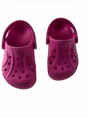 CROCS Baya Pink Clog Sandals Water Shoes Resortwear Active Summer Play Toddler 6